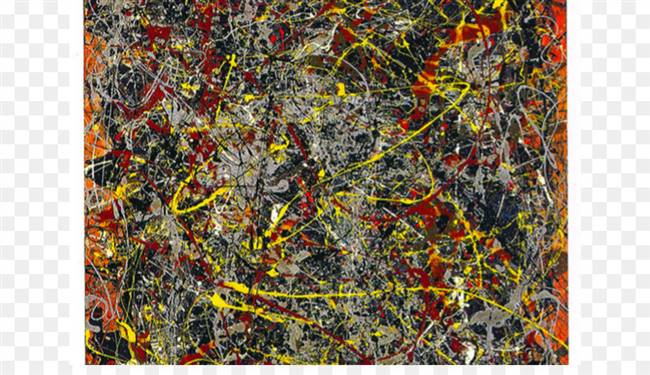 Bức No.5 được hoàn thành vào năm 1948 của danh họa Jackson Pollock. Pollock đã sử dụng loại ván sợi ép và sơn nhựa tổng hợp để hoàn thành tác phẩm này. Các màu nâu, xám, vàng, đỏ trộn vào nhau, khiến nhiều người liên tưởng đến những chiếc tổ chim. Năm 2006, David Geffen bán bức tranh cho doanh nhân Mexico - David Martinez - với giá 140 triệu USD.