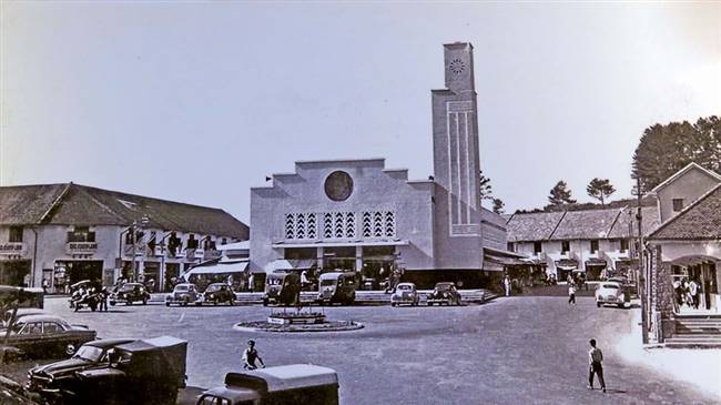 Khu Hòa Bình thập niên 1950. Ảnh: Bảo tàng Lâm Đồng