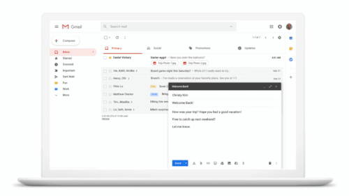 Tính năng hẹn giờ gửi email được tích hợp trong Gmail
