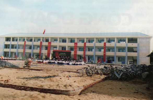 Ngôi Trường THPT Thanh Khê những ngày mới xây dựng còn ngổn ngang đất cát - Ảnh: Duy Thảo