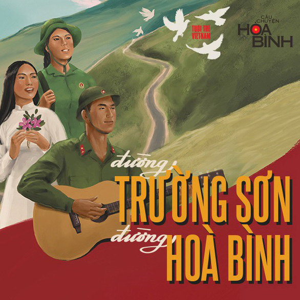 Poster chương trình Tuổi trẻ Việt Nam - Câu chuyện hòa bình