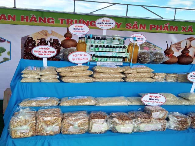 Sản phẩm khoai chà" có mặt tại các hội chợ triển lãm tại tỉnh Quảng Nam.