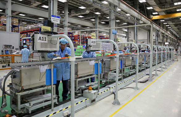 Nhà máy sản xuất GE Hải Phòng là 1 trong 5 nhà máy thông minh của GE toàn cầu - Ảnh: NGỌC AN