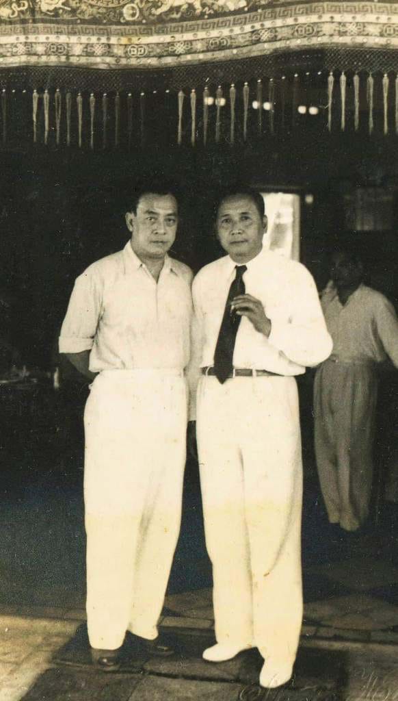 Ảnh tư liệu ông Nguyễn-văn-Phát (phải) và ông Nguyễn-thành-Châu.