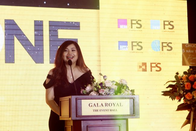 Mỹ Nguyễn – Tổng giám đốc FSmart, phát biểu tại chương trình.