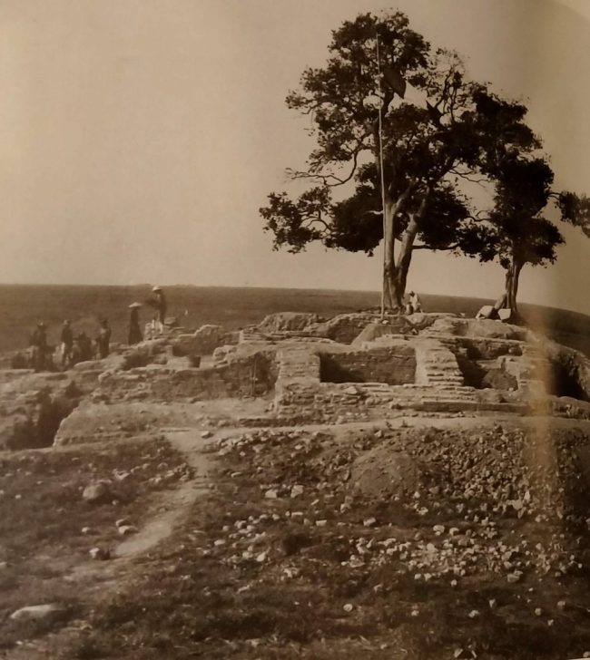 Khảo cổ tại Gò Cây Thị, Óc Eo 1944 của EFEO. Ảnh: EFEO