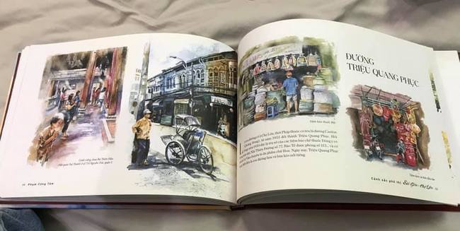 Cũng có thể xem nhiều hình ảnh trong cuốn sách này như một phóng sự ảnh đời thường của Sài Gòn bằng tranh. Ảnh: Phạm Công Luận