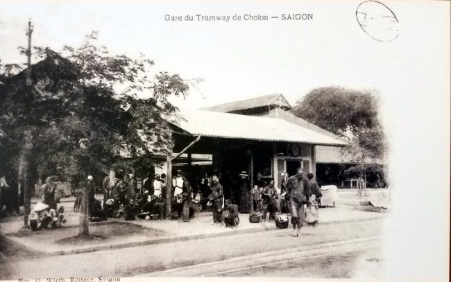 Trạm xe điện Sài Gòn – Chợ Lớn.