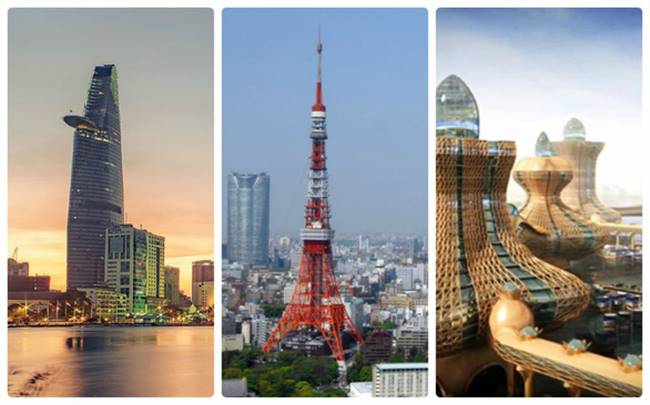 (Từ trái qua) TP.HCM, Tokyo, Dubai lọt vào top 100 thành phố hút du khách nhất thế giới năm 2018