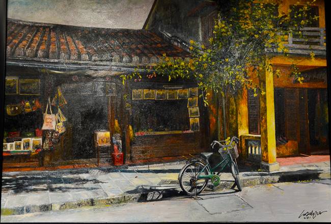 Tác phẩm "Nắng chiều" - tác giả Nguyễn Hữu Đức