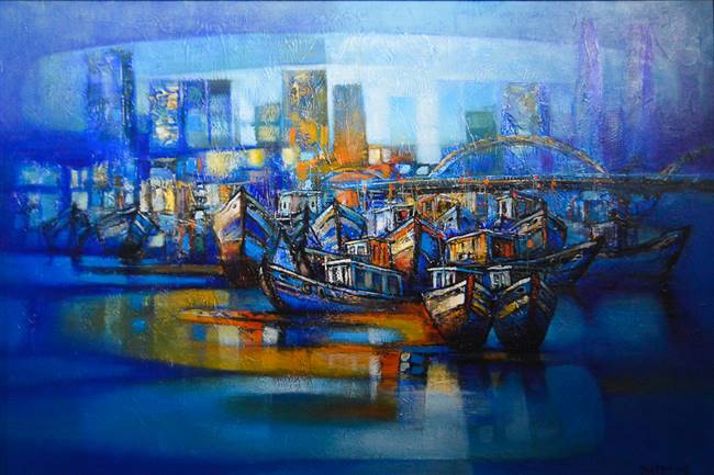 Tác phẩm "Đông về" - tác giả Phan Văn Thành