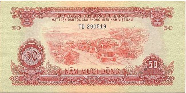 Tiền của Mặt trận dân tộc giải phóng miền Nam Việt Nam