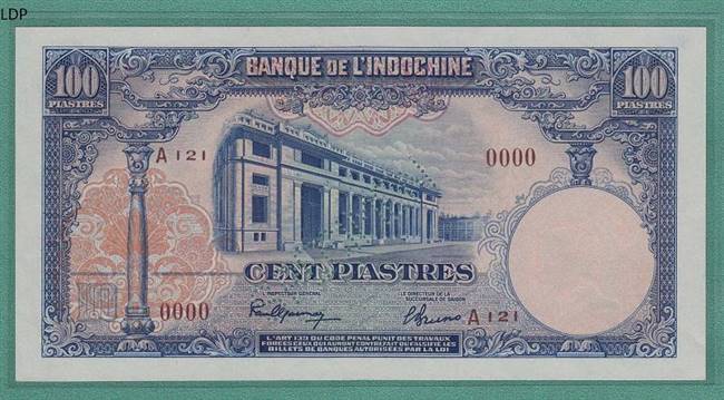 Tiền Đông Dương năm 1886