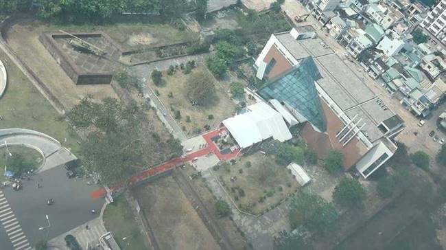 Bảo tàng Đà Nẵng đang nằm trong Di tích quốc gia đặc biệt Thành Điện Hải. Ảnh: Tấn Việt