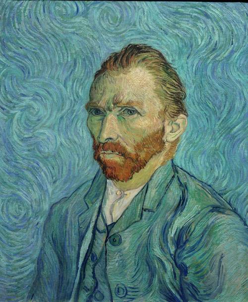 Bức "Tự họa" của Van Gogh (1889) được trưng bày tại Bảo tàng Orsay, Paris, Pháp.