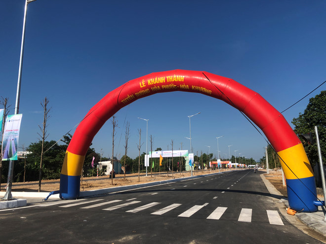 Khánh thành tuyến đường Hòa Phước - Hòa Khương
