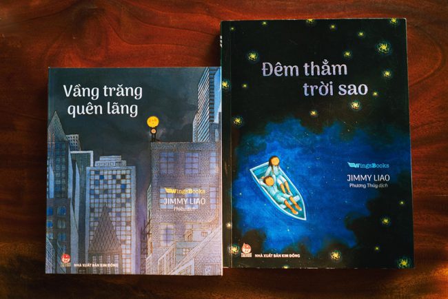 Hai cuốn sách của Jimmy Liao.