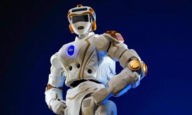 Nguyên mẫu robot Valkyrie đang được NASA phát triển cho nhiệm vụ thiết lập trạm nghiên cứu trên Hỏa tinh. Ảnh: Mashable.