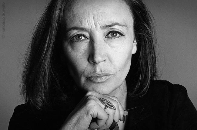 Nhà văn, nhà báo Oriana Fallaci.