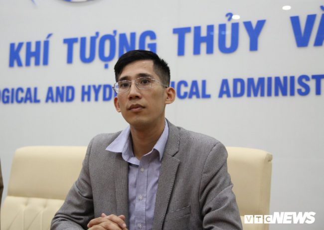 Ông Trần Quang Năng, Trưởng phòng Dự báo thời tiết, Trung tâm Dự báo KTTV quốc gia.