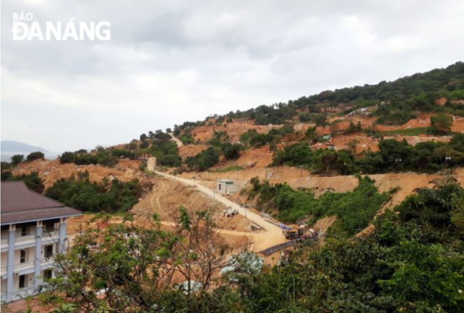 Khu du lịch sinh thái biển Tiên Sa nằm trong các dự án thanh tra tại bán đảo Sơn Trà. Ảnh: TRIỆU TÙNG
