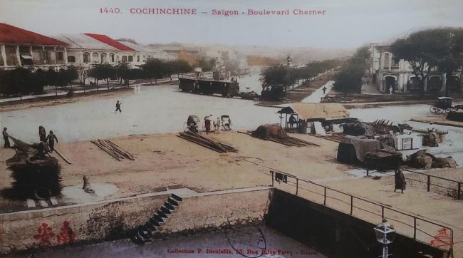 Đại lộ Charner (nay là phố đi bộ Nguyễn Huệ) cuối thế kỷ 19.